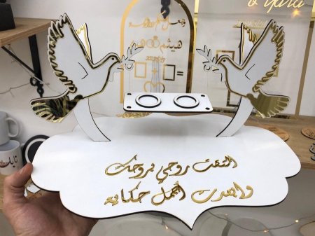 ستاند دبل شكل عصافير